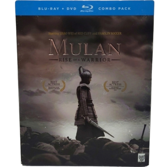GIANT APE MEDIA Other - NEW SEALED BLU-RAY+DVD "MULAN" RISE OF A WORRIOR
